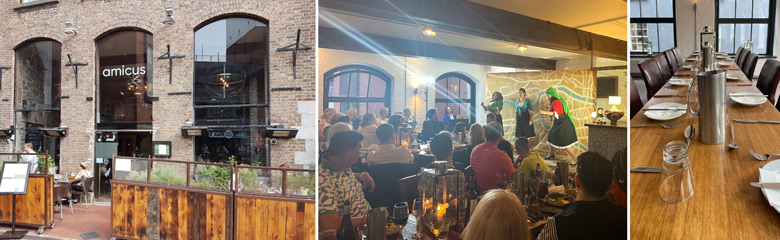 Amicus Restaurant, Venue Image Collage